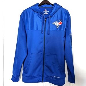 Blue Jays Majestic Light Zip Up Hoodie